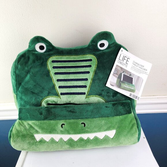 Life Concepts Plush Frog Character Tablet Holder NWT - Picture 1 of 6